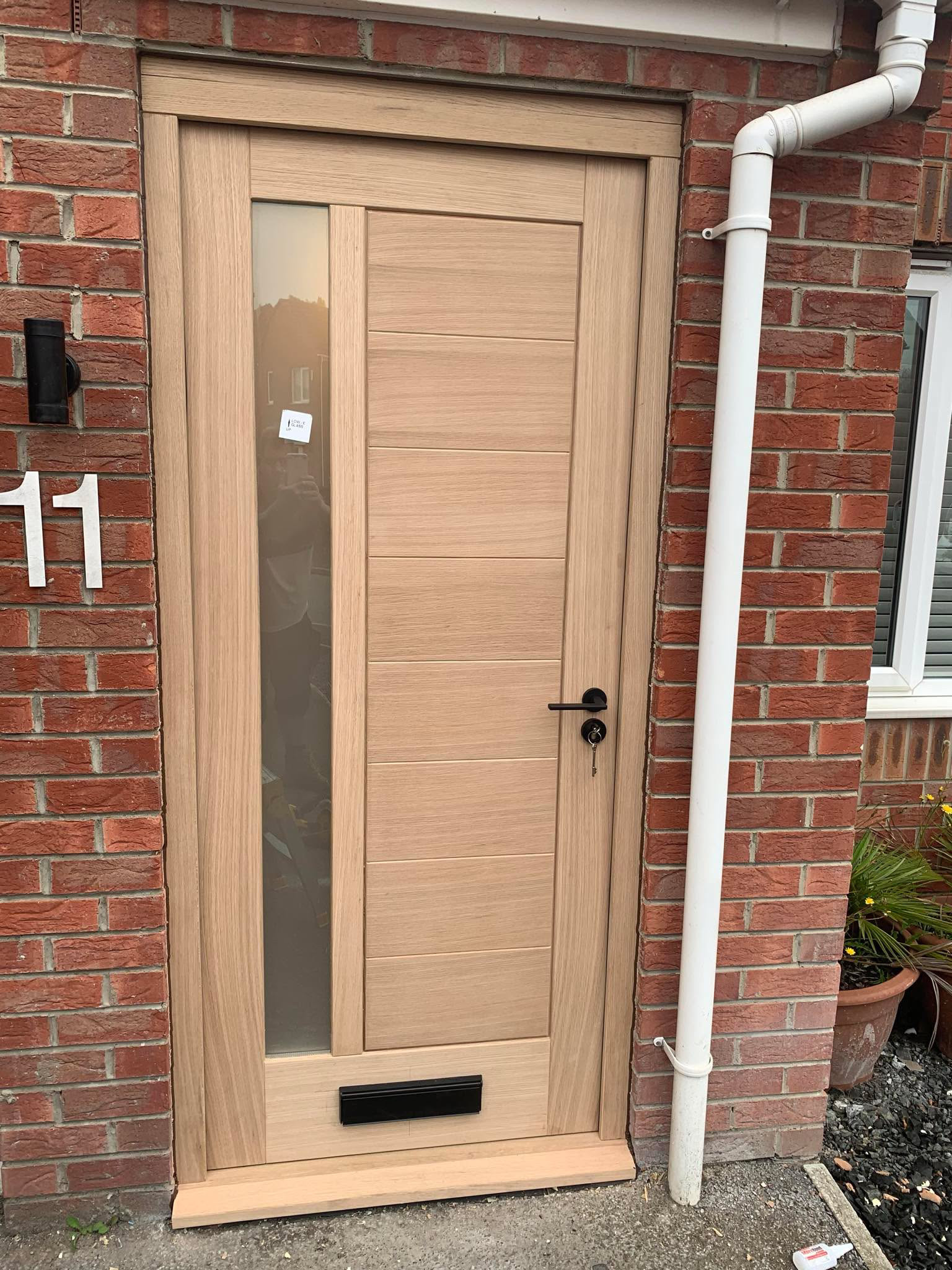 Oak internal door fitting (9)