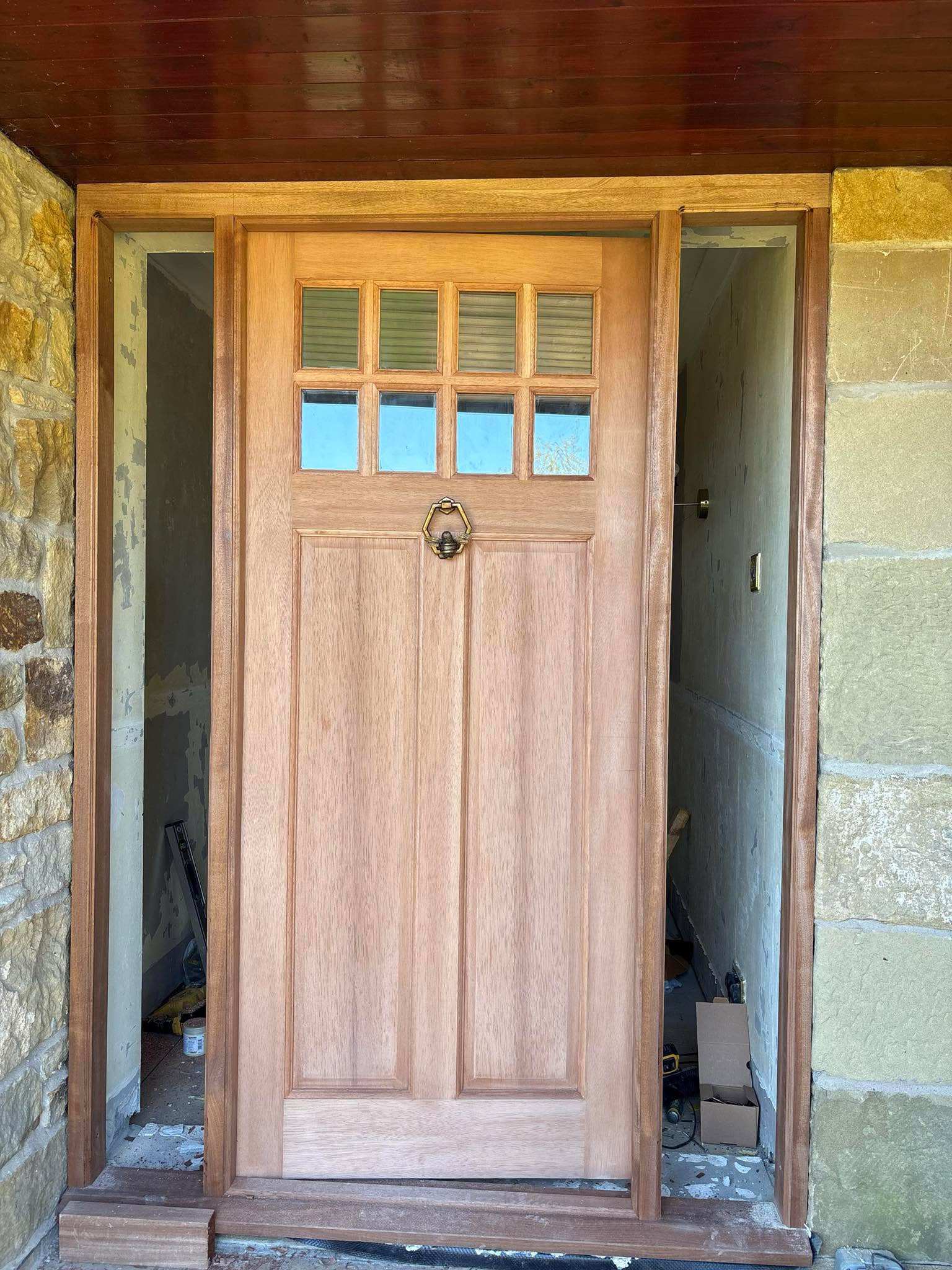 Oak internal door fitting (24)