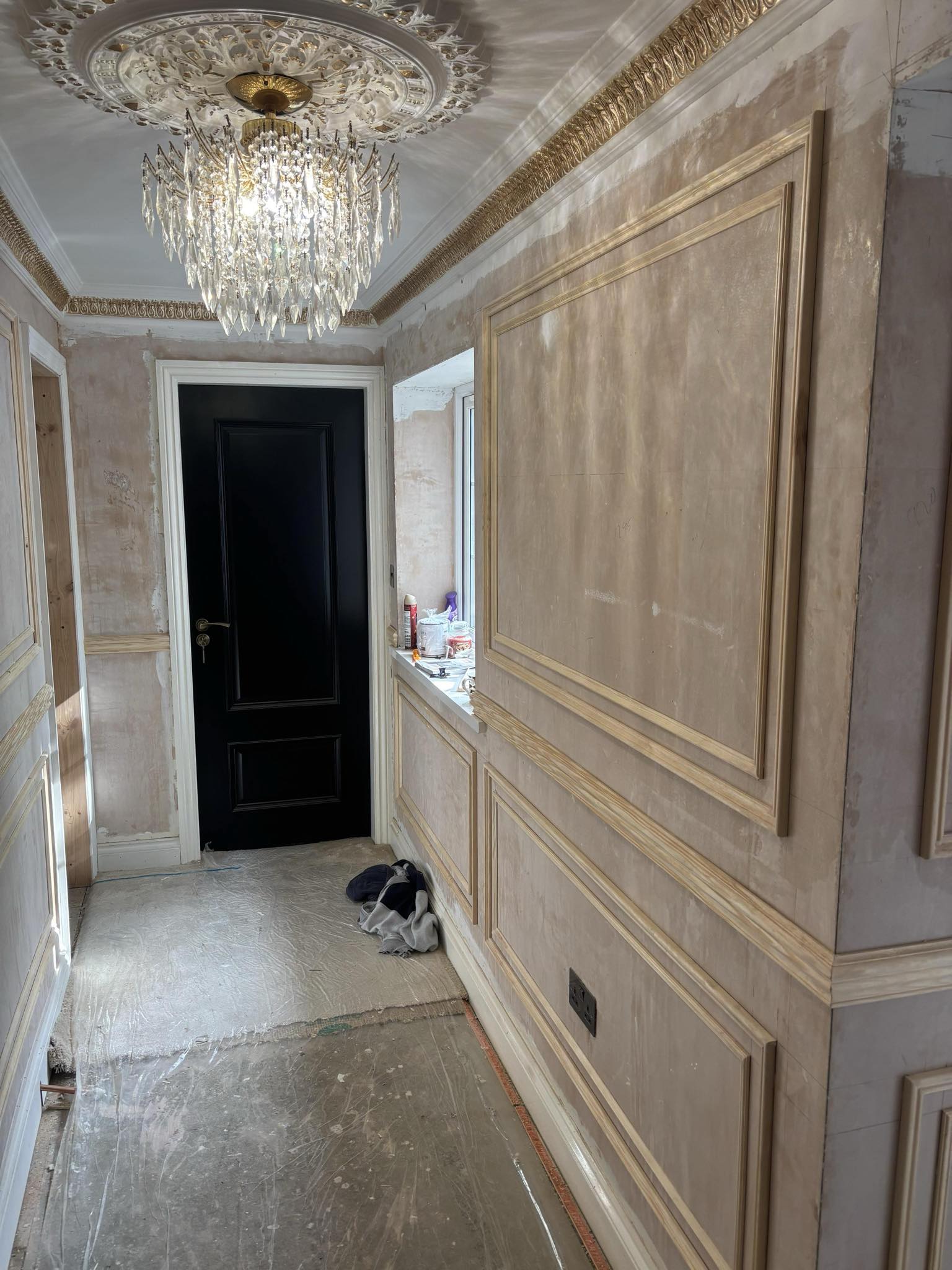 Slat hallway feature wall (4)