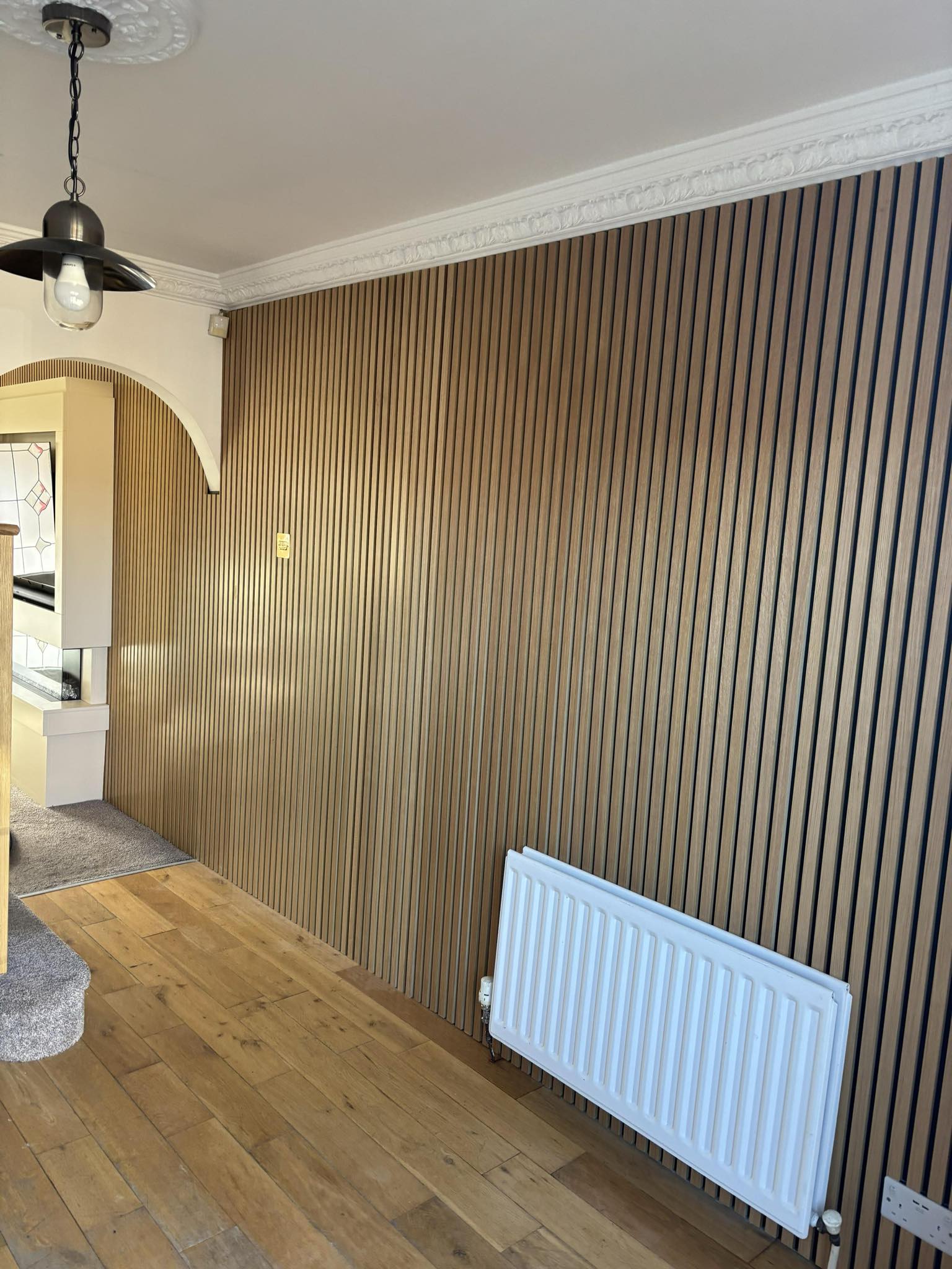 Slat hallway feature wall (5)