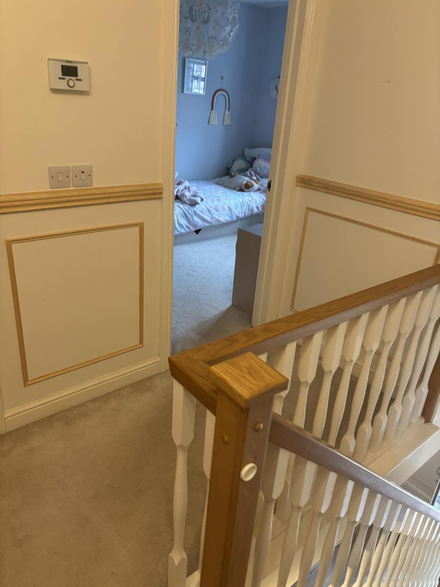 Slat hallway feature wall (6)