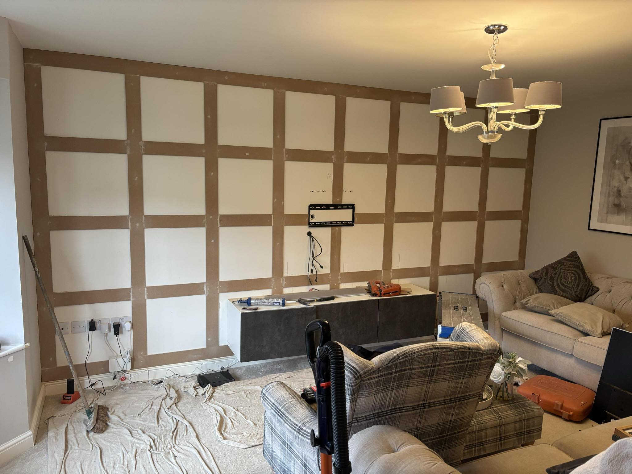 Slat hallway feature wall (10)