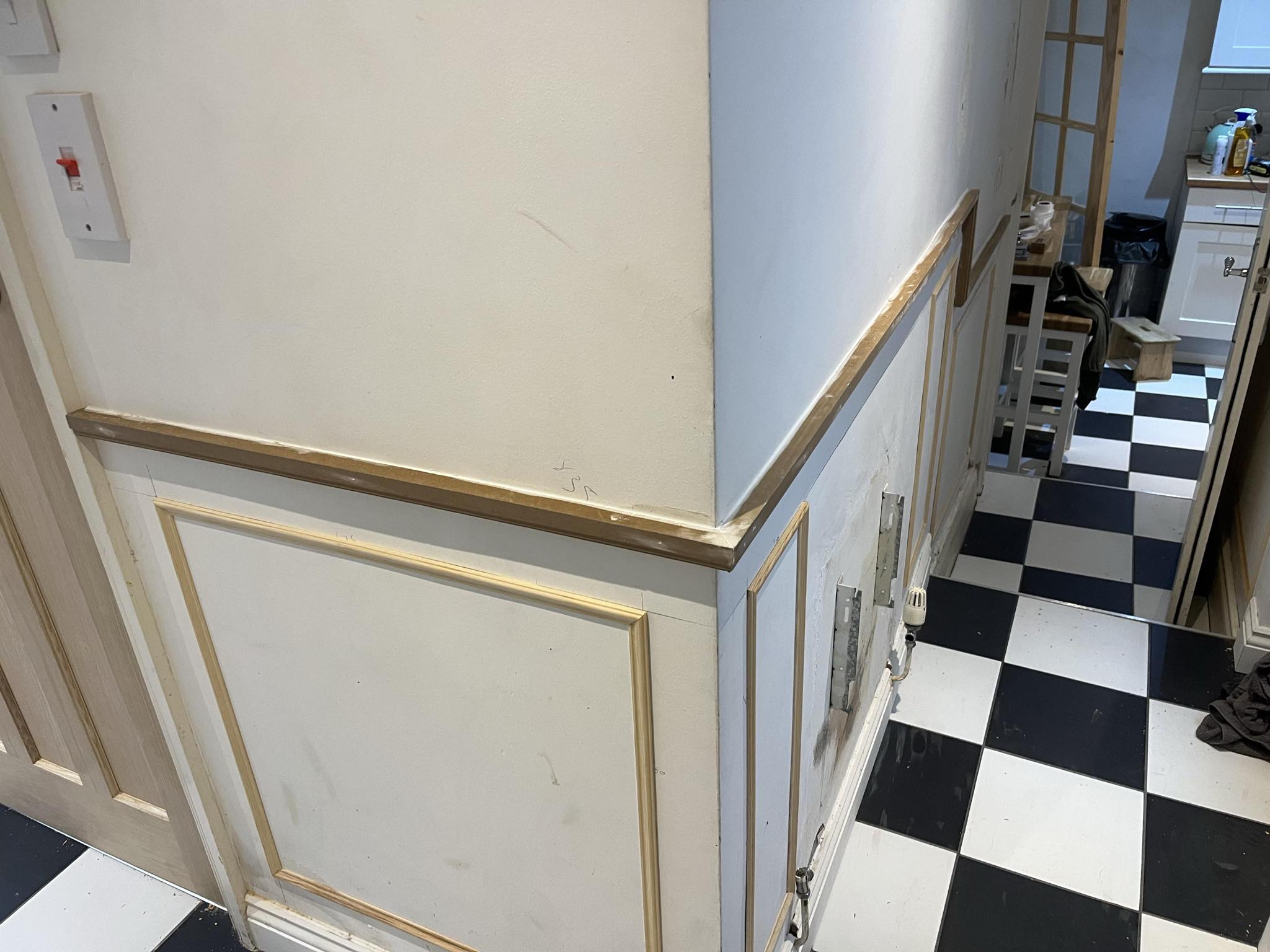Slat hallway feature wall (16)