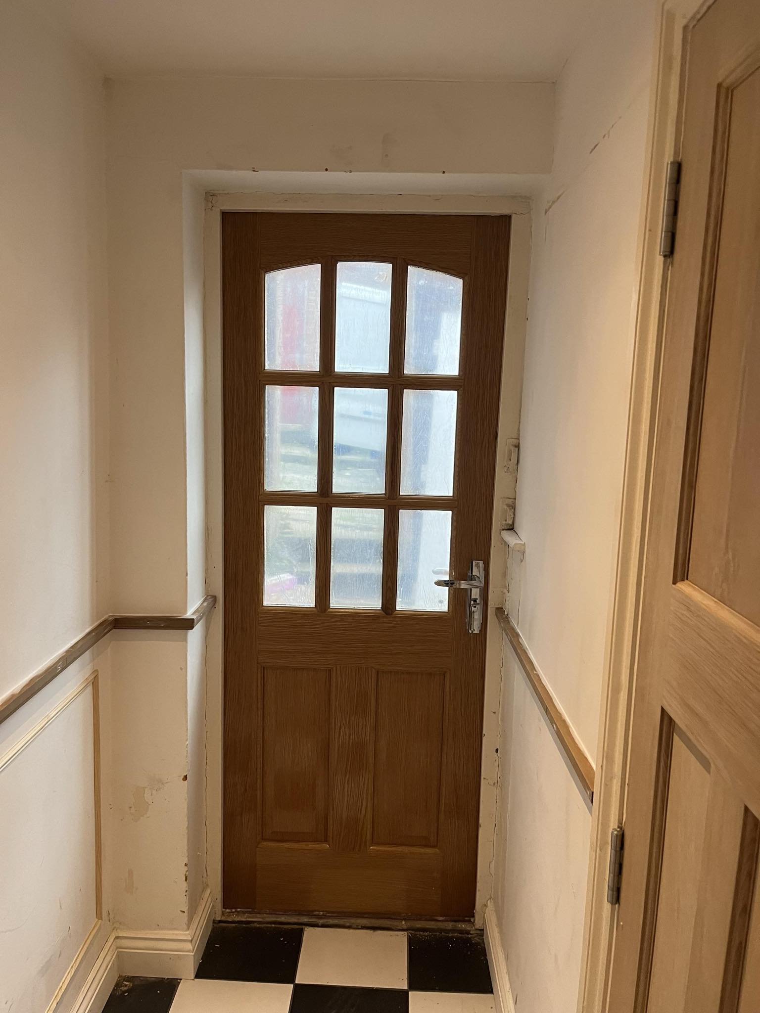 Slat hallway feature wall (17)