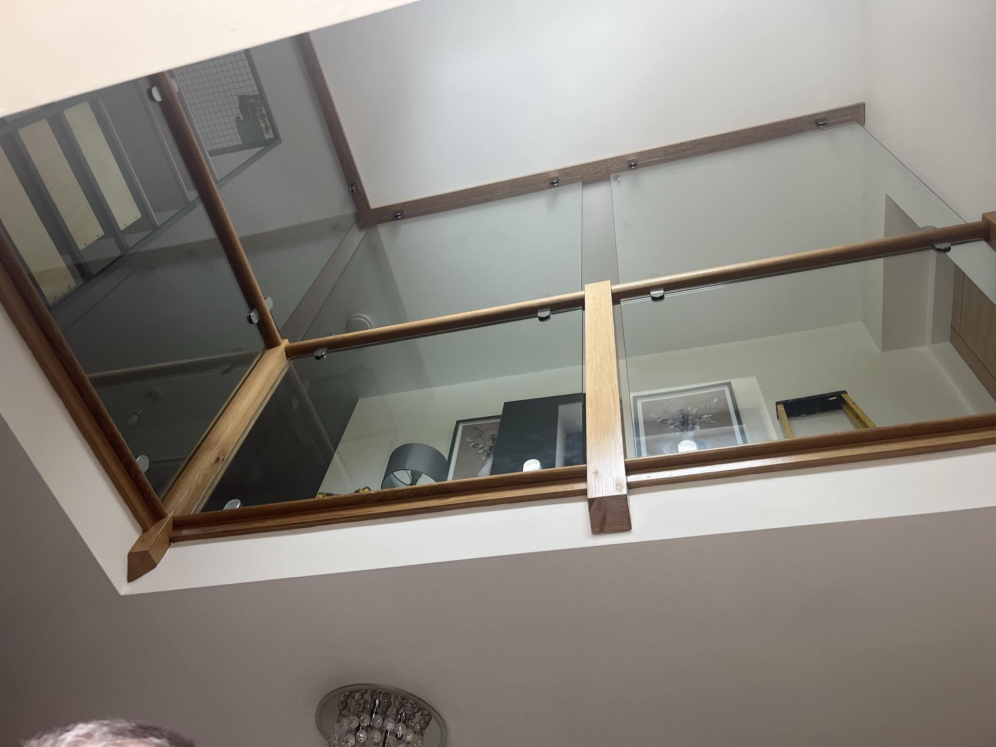 Oak and glass staircase (4)
