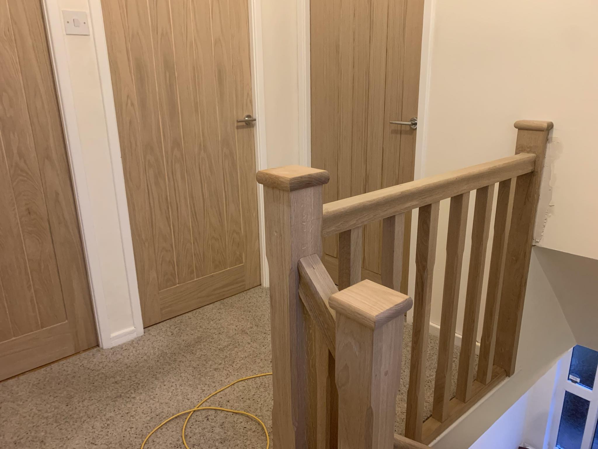 Oak and glass staircase (10)