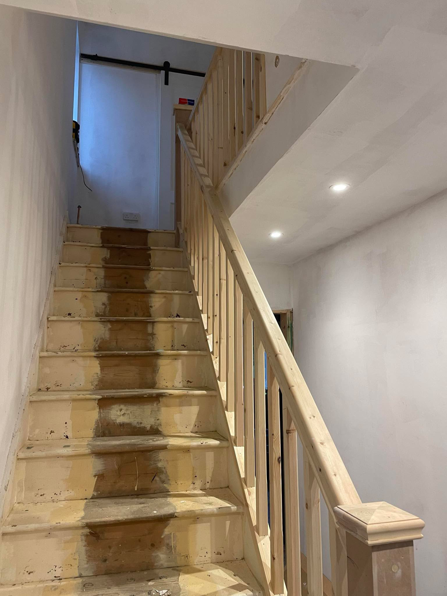 Oak spindle staircase (5)