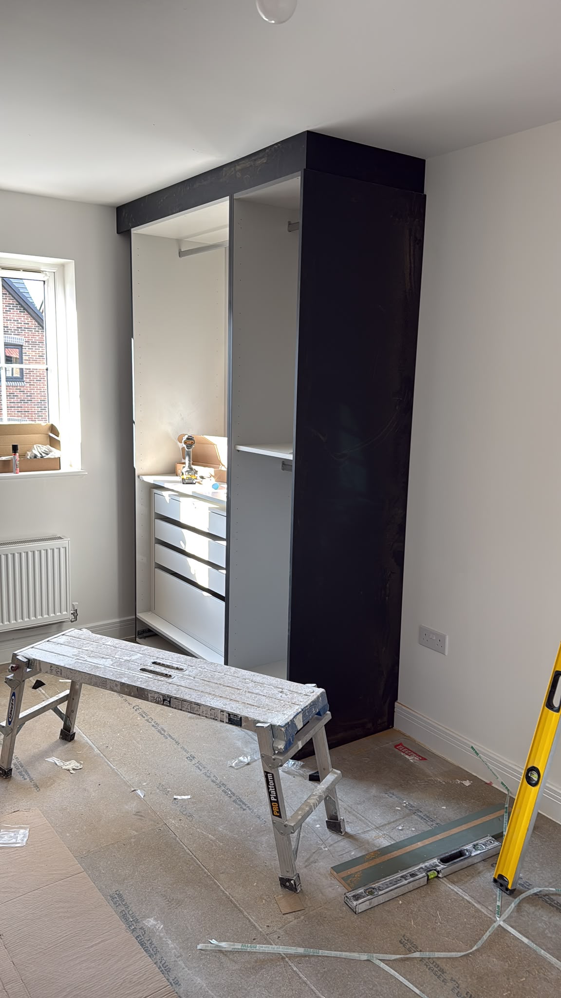 Sage green fitted wardrobes (7)